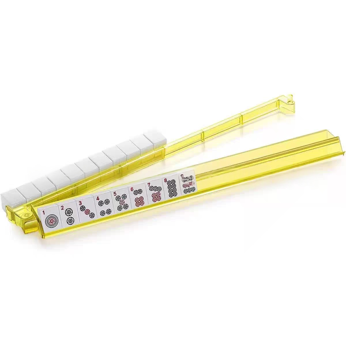 18 Inch Clear Mahjong Ruler with Pusher