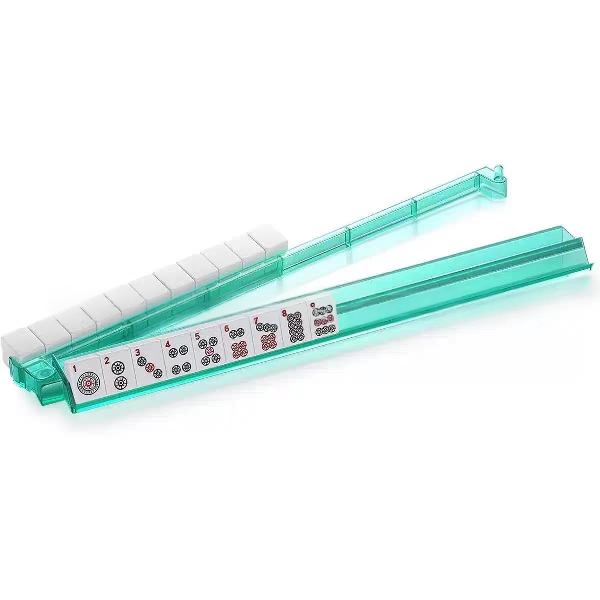 18 Inch Clear Mahjong Ruler with Pusher