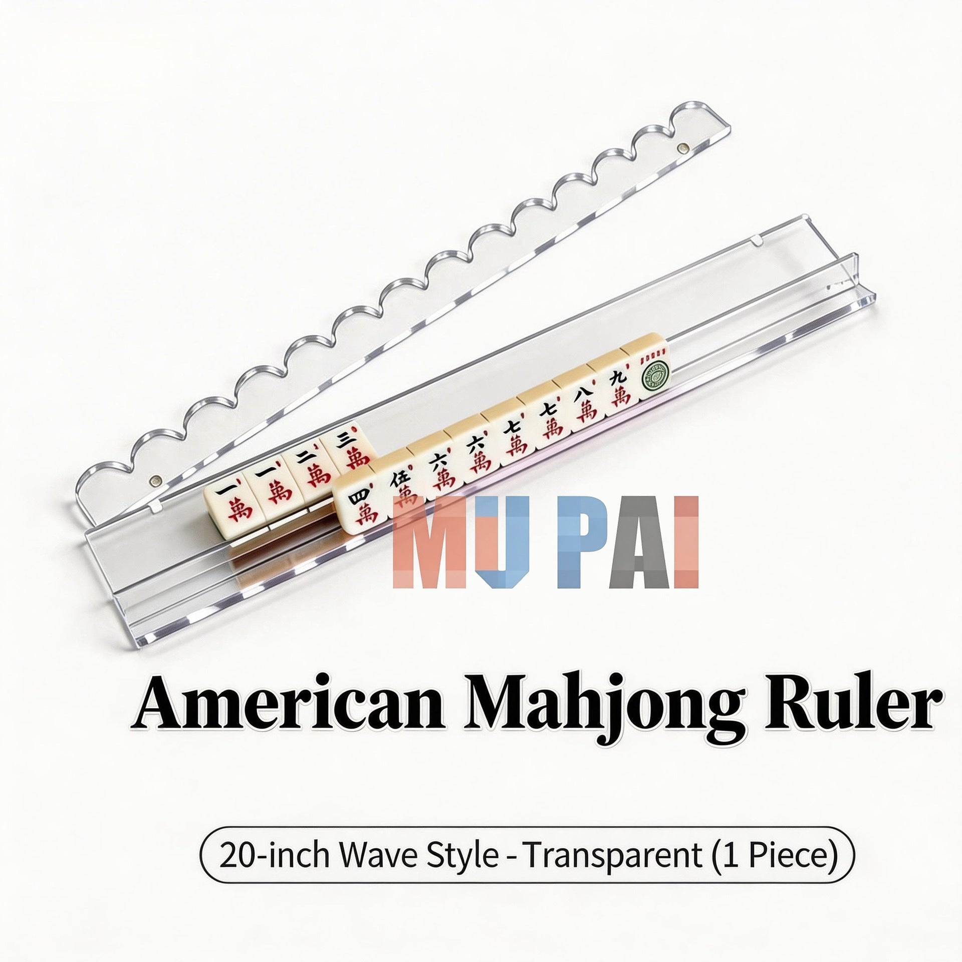 Transparent Acrylic Mahjong Rack