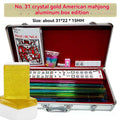 166pcs gold American Mahjong Set