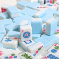 166pcs blue American Mahjong Set