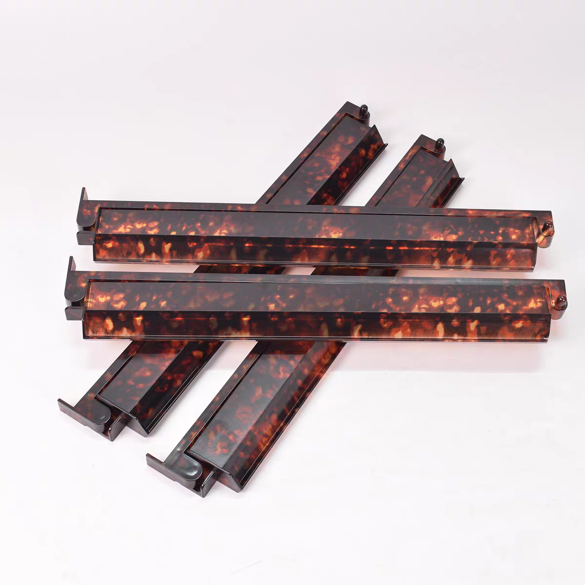 4pcs 17.5 Inch ABS Mahjong Racks with Pusher