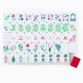 Premium Red Acrylic American Mahjong Set, 166 Tiles with Soft Storage Bag - Hand-Crafted Crystal Style Tiles for Home Use & Gifting