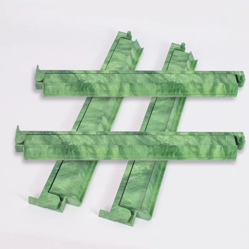4pcs 17.5 Inch ABS Mahjong Racks with Pusher