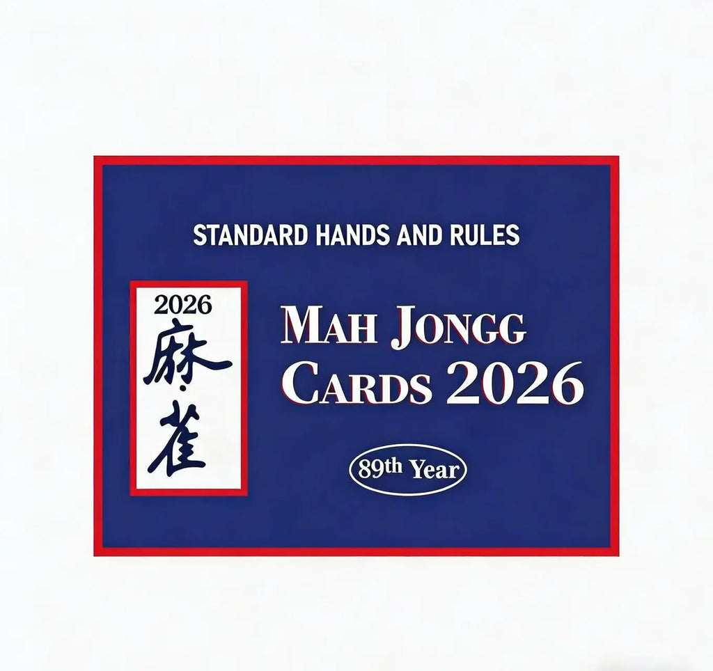 2026 American Mahjong Two-Color Eco-Friendly Cardboard Scorecard Rules Instruction
