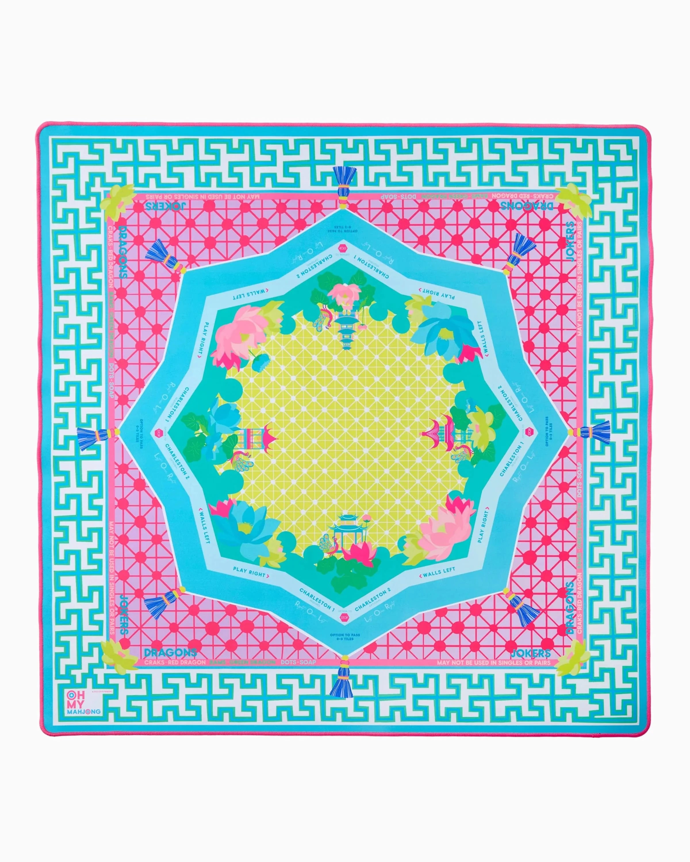 800*800mm My Mahjong Mat Cloth Colors Optional