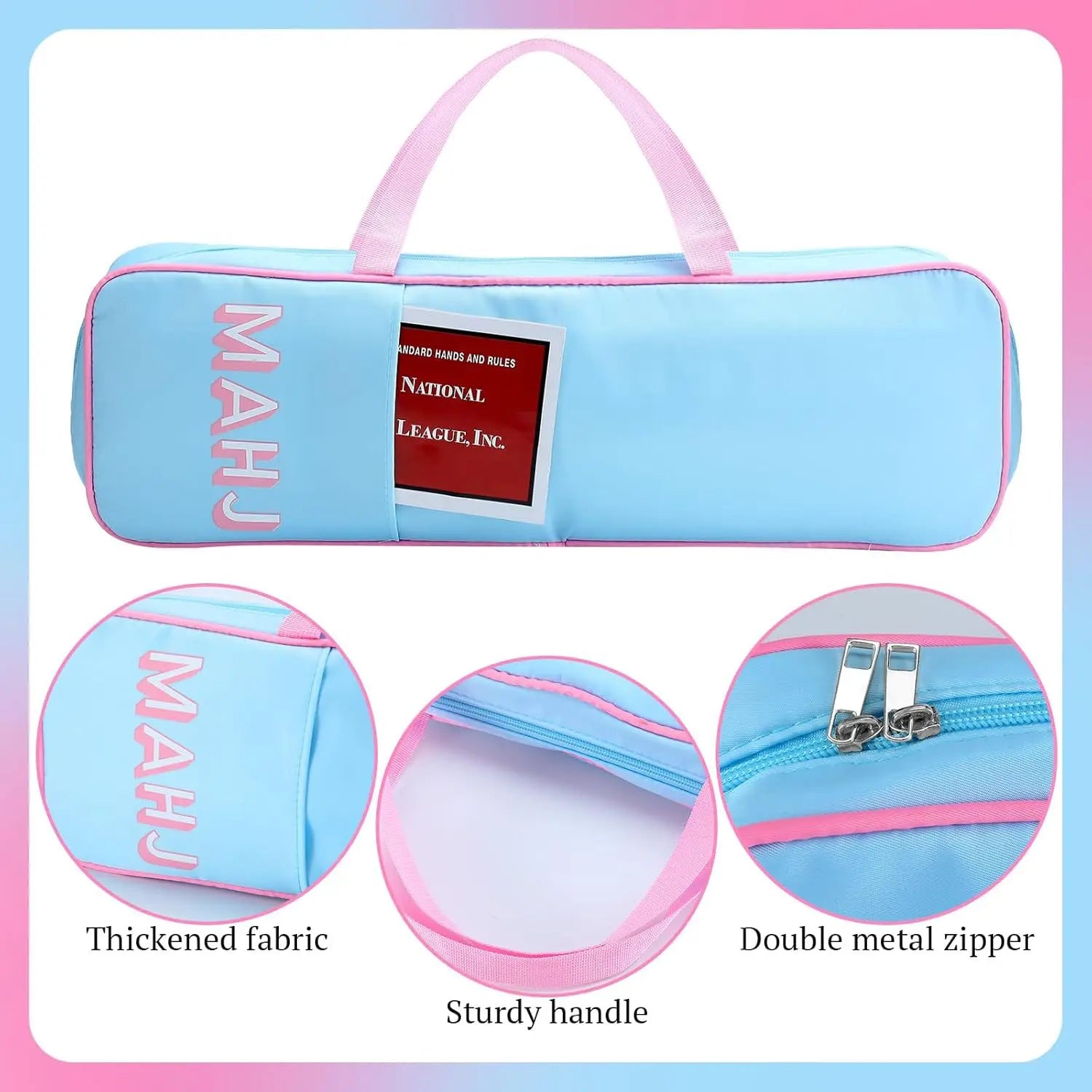 For Plush Mahjong Storage Bag