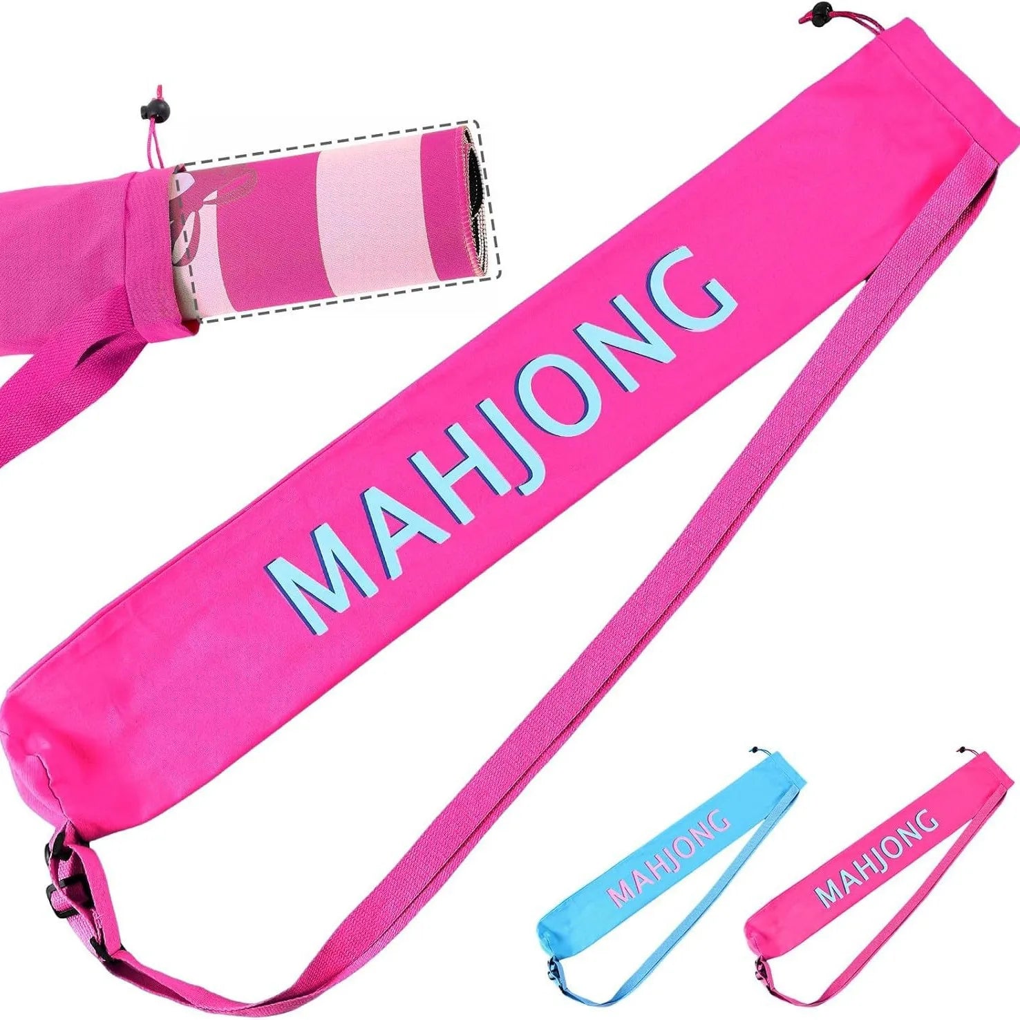 For Cross-border New Mahjong Design Polyester Large Capacity Travel Storage