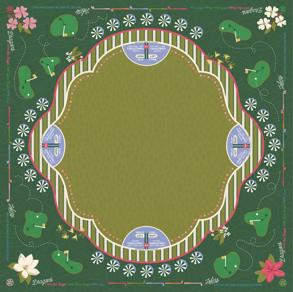 800*800mm Hand-Painted Modern Non-Slip Noise Reduction Polyester Mahjong Mat