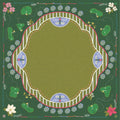 800*800mm Hand-Painted Modern Non-Slip Noise Reduction Polyester Mahjong Mat