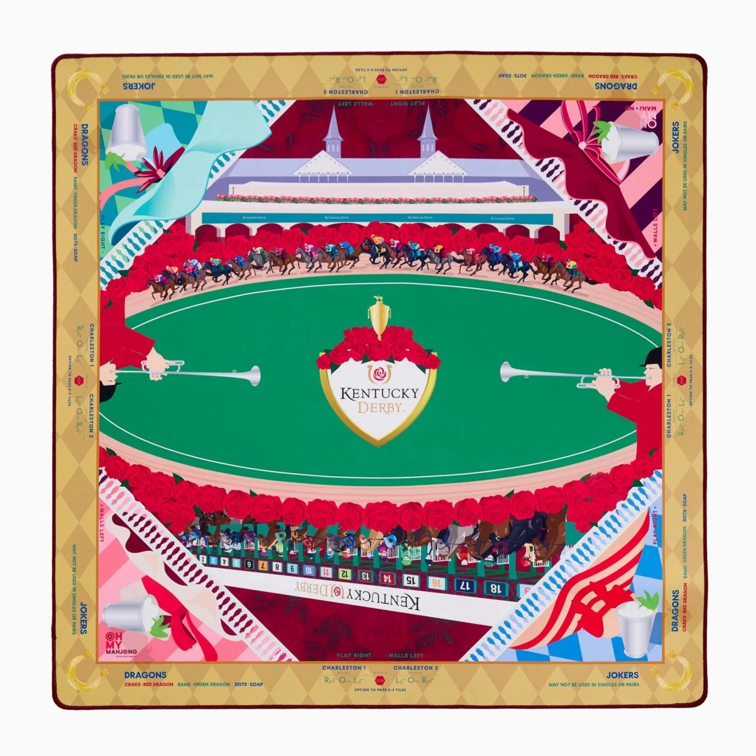 800*800mm American Mahjong Mat Luxury