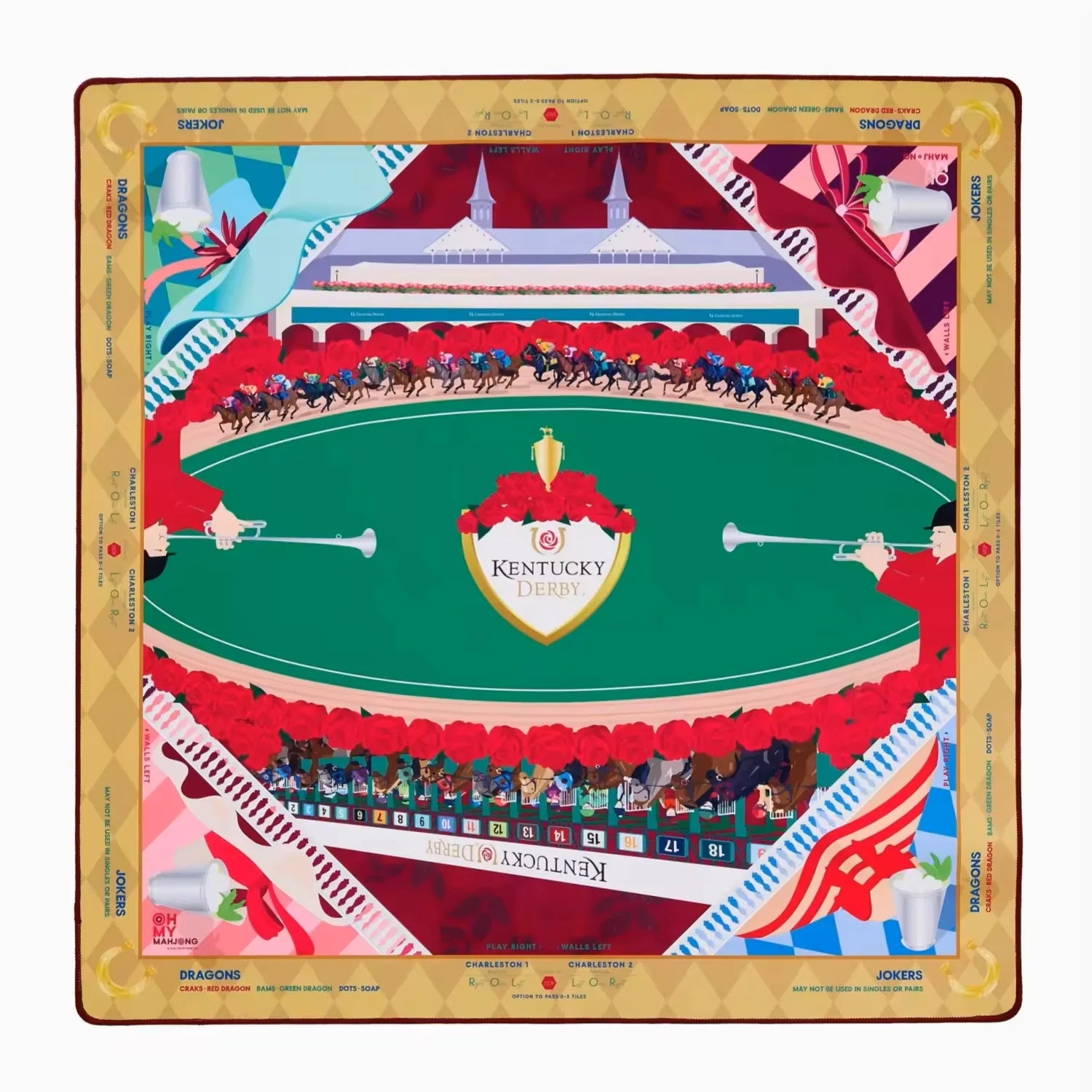 800*800mm Mahjong Pool Floating Mat