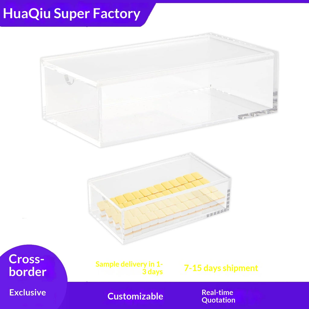 Acrylic American Mahjong Finishing Storage Box Cover