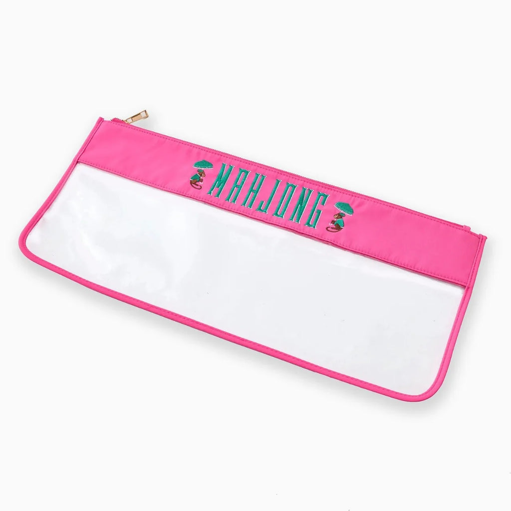 Luxury Cross-border Embroidered Letters Mahjong Tote Bag