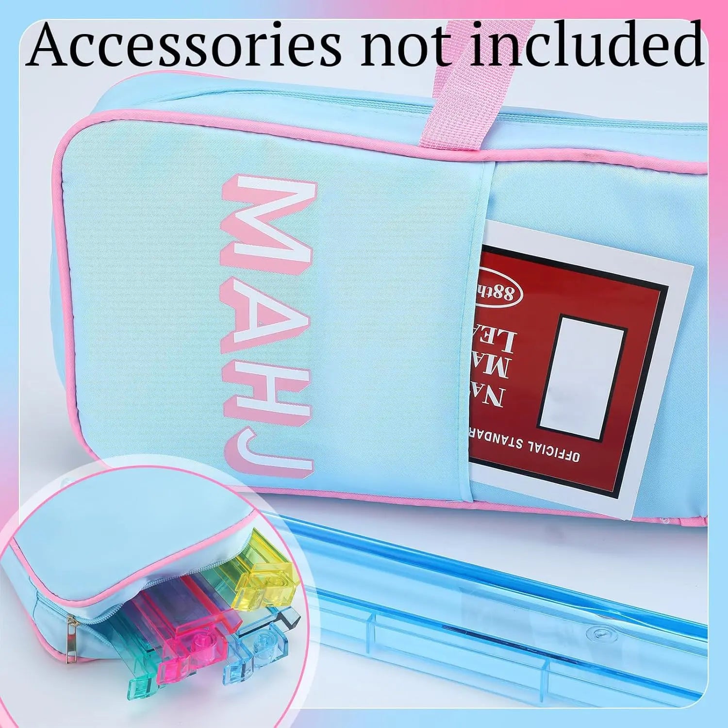 For Plush Mahjong Storage Bag